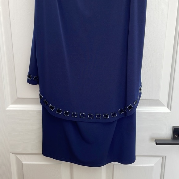 Laundry by Shelly Segal Navy Dress - Picture 4 of 6